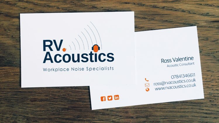 RV Acoustics Business Cards