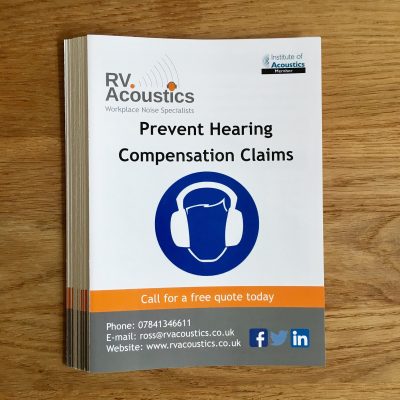 Prevent Hearing Compensation Claims RV Acoustics Leaflet